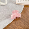 Women's IG Style Marble Acetic acid sheets Hair Claws