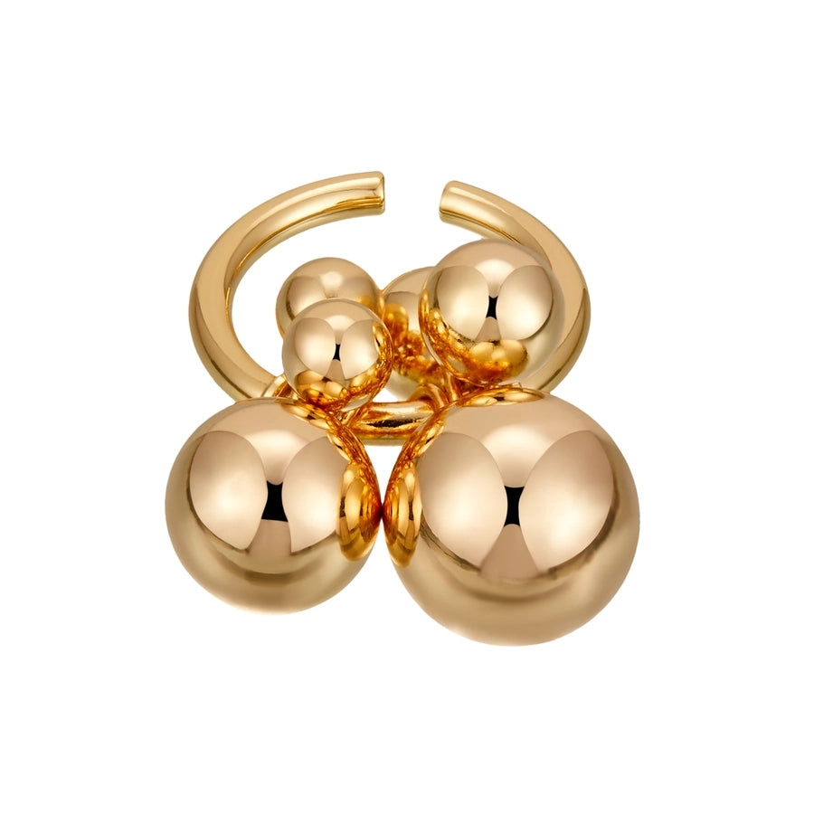 Jewelry Vintage Style Sweet Ball Copper Open Rings
