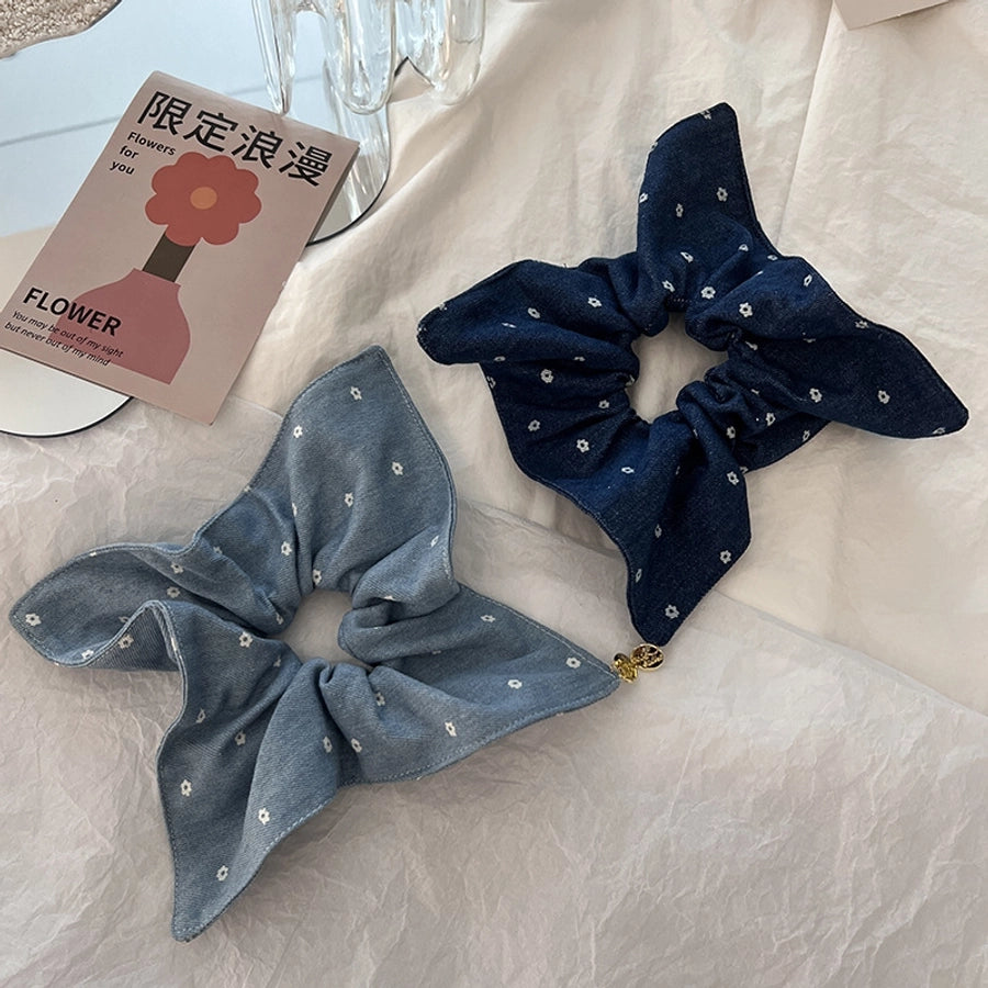 Women's Casual Simple Style Flower Cloth Handmade Hair Tie