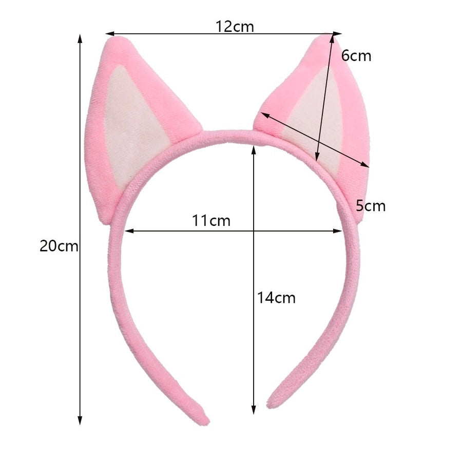 Women's Cartoon Style Solid Color Cloth Hair Band
