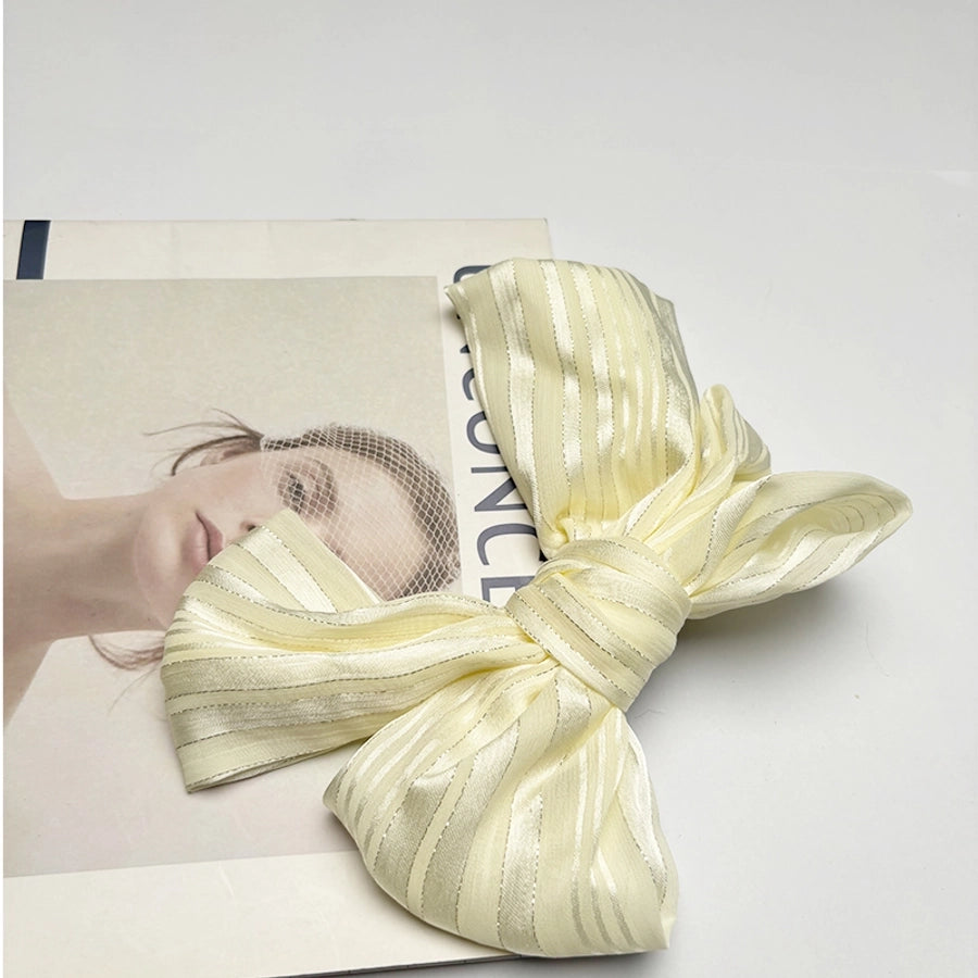 Women's Elegant Bow Knot Fabric Hair Clip