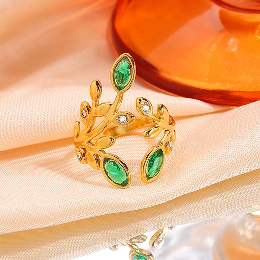 Jewelry Elegant Simple Style Shiny Geometric 304 Stainless Steel Open Rings