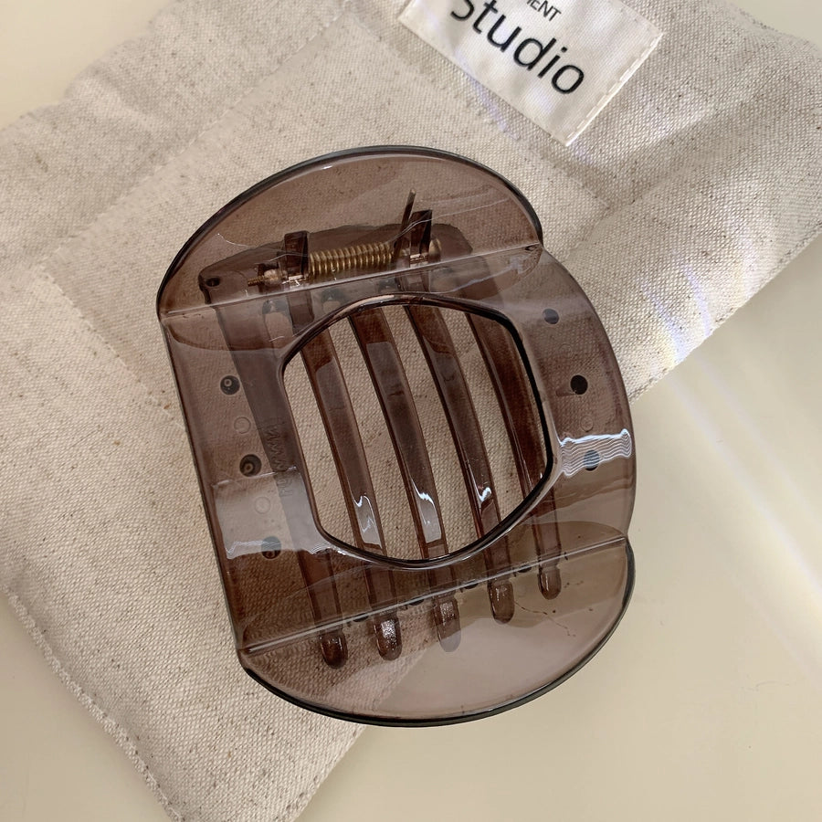 Retro Hawksbill Barrettes Women's Back Head Grip 2024 New Hair Pin High Sense Shark Clip Loose Clip Hairware