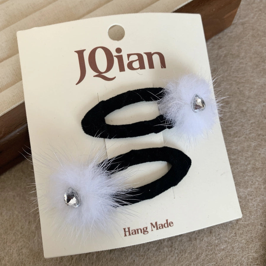 Women's Elegant Bow Knot Cloth Hair Clip Hair Tie