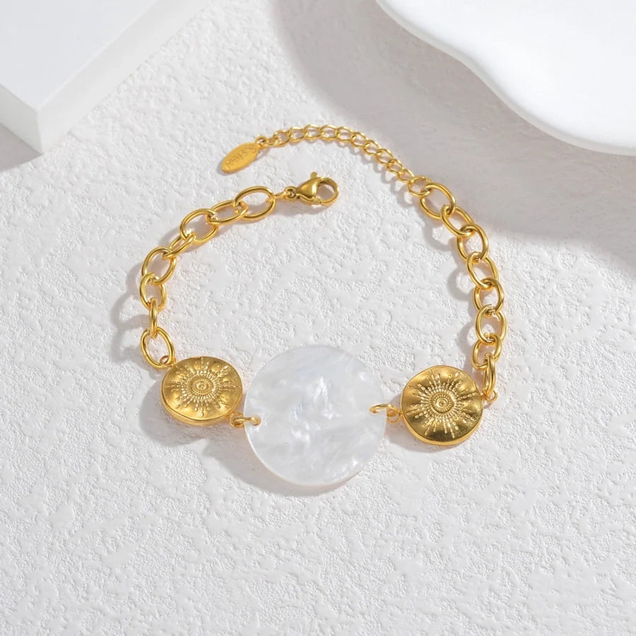 Jewelry Casual Round 304 Stainless Steel Necklace