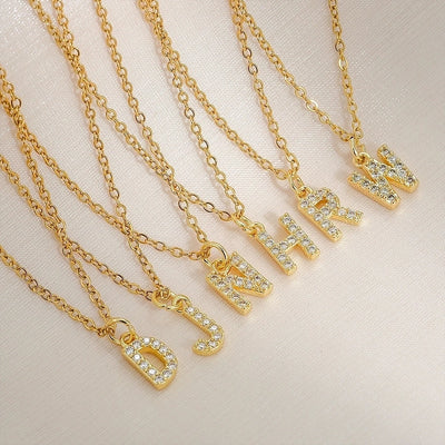 Jewelry Basic Retro Classic Style Letter 304 Stainless Steel Copper Pendant Necklace