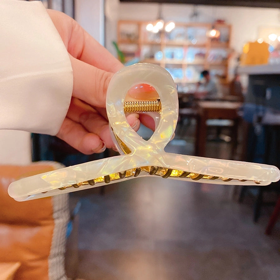 fashion gradient color arylic copper plating hair claws 1 piece