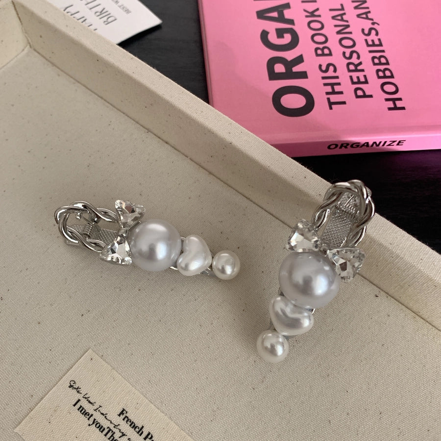 Women's Korean Style Bow Knot Metal Hair Clip