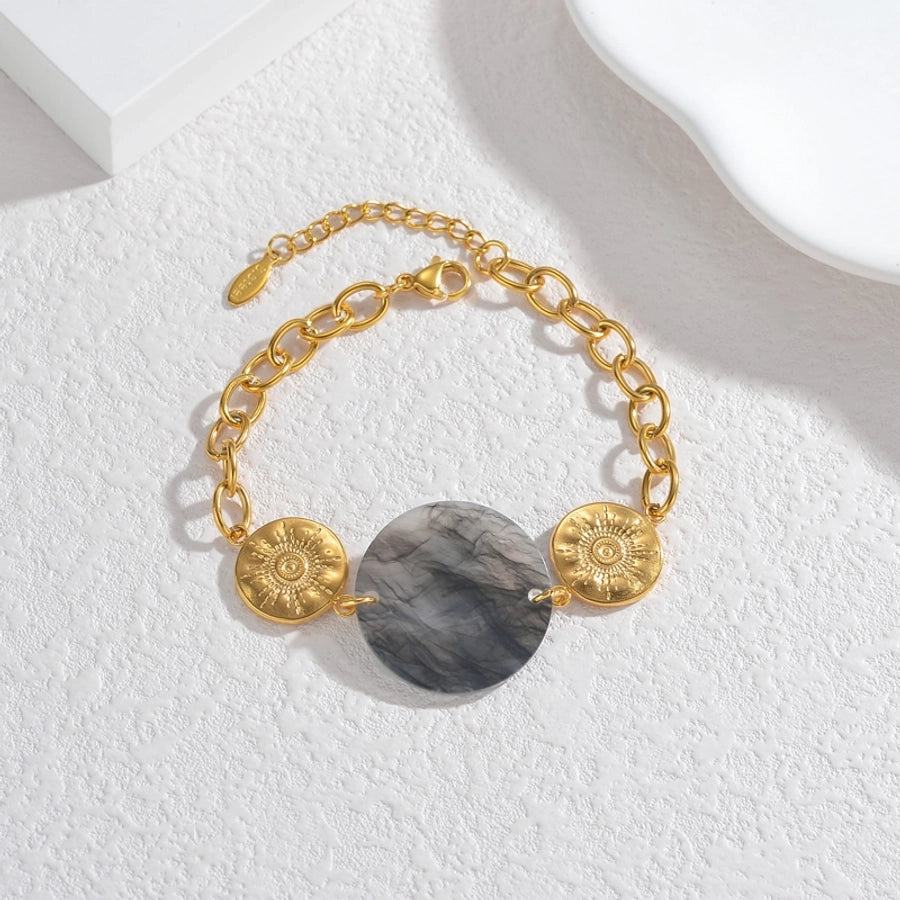 Jewelry Casual Round 304 Stainless Steel Necklace