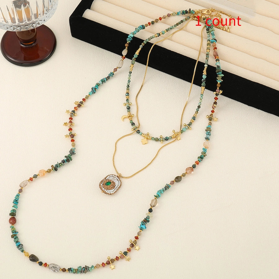 Casual Cute Commute Irregular Copper Necklace In Bulk