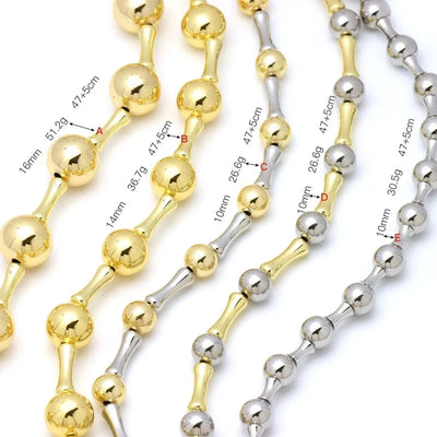 Copper Plating Geometric Necklace