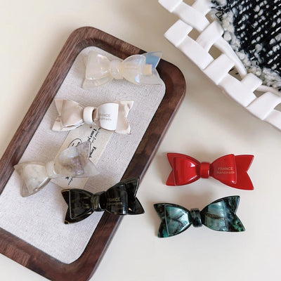IG Style Women's Bow Knot Acetic acid sheets Hair Clip