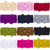 fashion children's solid color double-layer bowknot hairband
