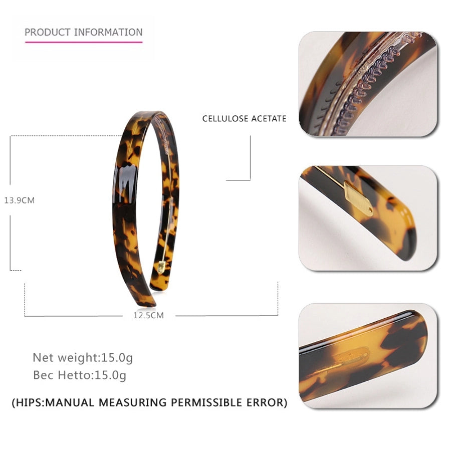 elegant lady geometric acetic acid sheets hair band