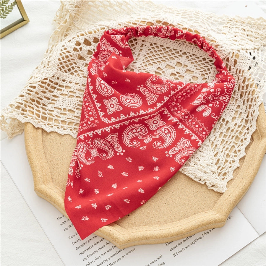 fashion flower cloth printing kerchief 1 piece