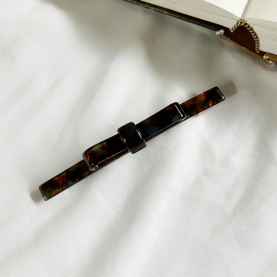 Women's IG Style Sweet Bow Knot Acetic acid sheets Handmade Hair Clip