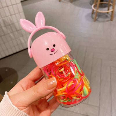 simple style colorful flower plastic polishing rubber band 1 piece