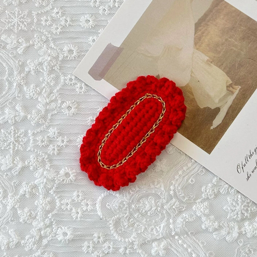 Christmas Cute Kid'S Christmas Tree Christmas Socks yarn Hair Clip