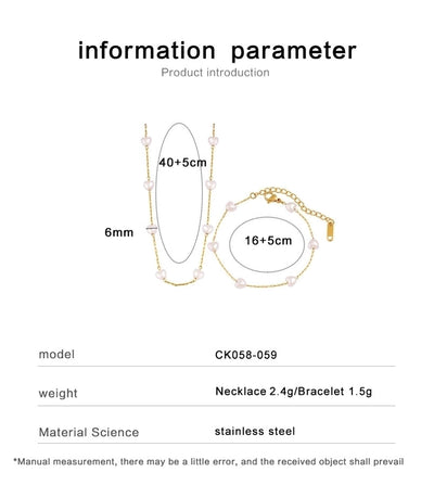 Jewelry Vacation Simple Style Heart Shape 304 Stainless Steel 18K Gold Plated Bracelets Necklace