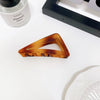 women's simple style triangle plastic hair claws