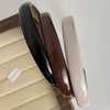 fashion solid color plastic hair band