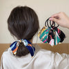 Women's Simple Style Printing Cloth Hair Tie