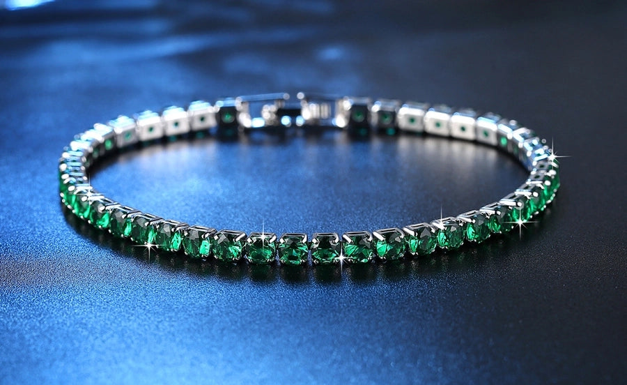 New   fashion  full diamond bracelet copper inlaid zircon bracelet women's bracelet jewelry lovers bracelet