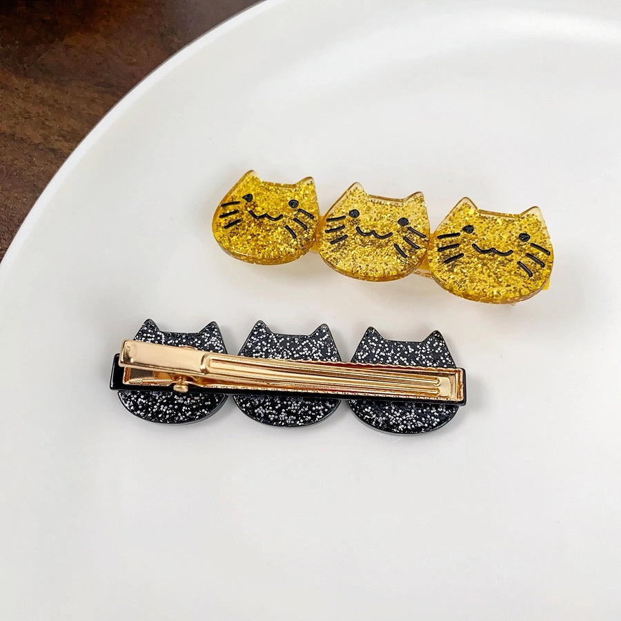 Women's Cute Cat Acetic acid sheets Hair Clip