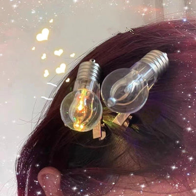 Women's Funny Cool Style Scissors Bulb Mixed materials Hair Clip