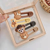 cute cartoon metal hair clip 4 pieces