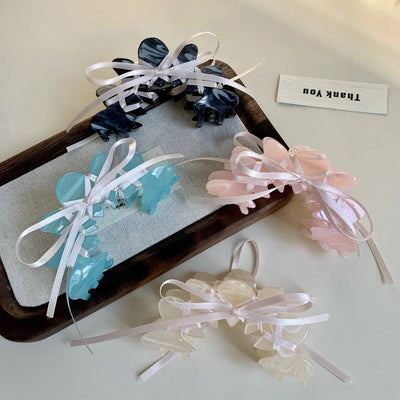 Women's Simple Style Classic Style Bow Knot Acetic acid sheets Hair Claws