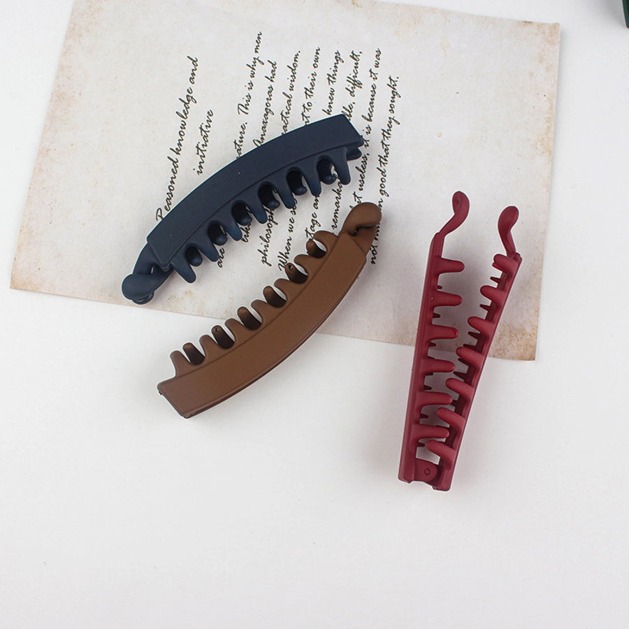 fashion geometric solid color arylic hair clip 1 piece