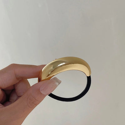 Women's Simple Style Solid Color Knot Bow Knot Alloy Hair Tie