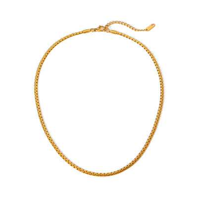 Jewelry IG Style Simple Style Geometric 201 Stainless Steel 18K Gold Plated Necklace
