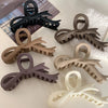 simple style bow knot plastic hair claws