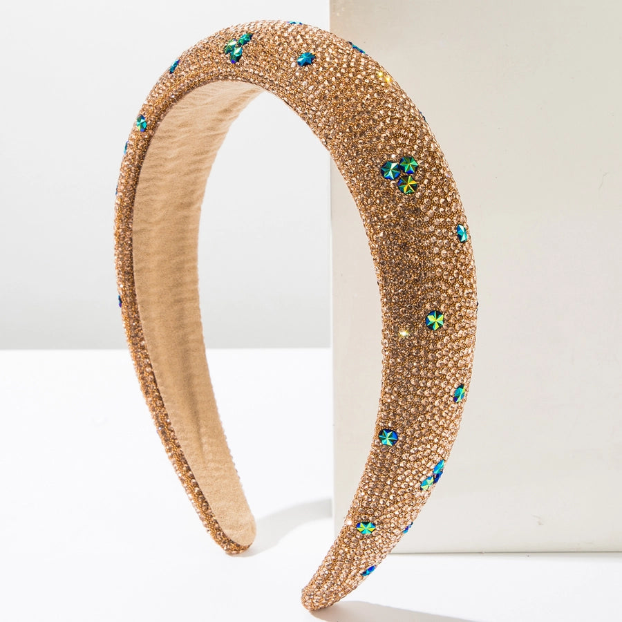 Women's Casual Vacation Classic Style U Shape Alloy Cloth Rhinestone Inlay Rhinestones Hair Band