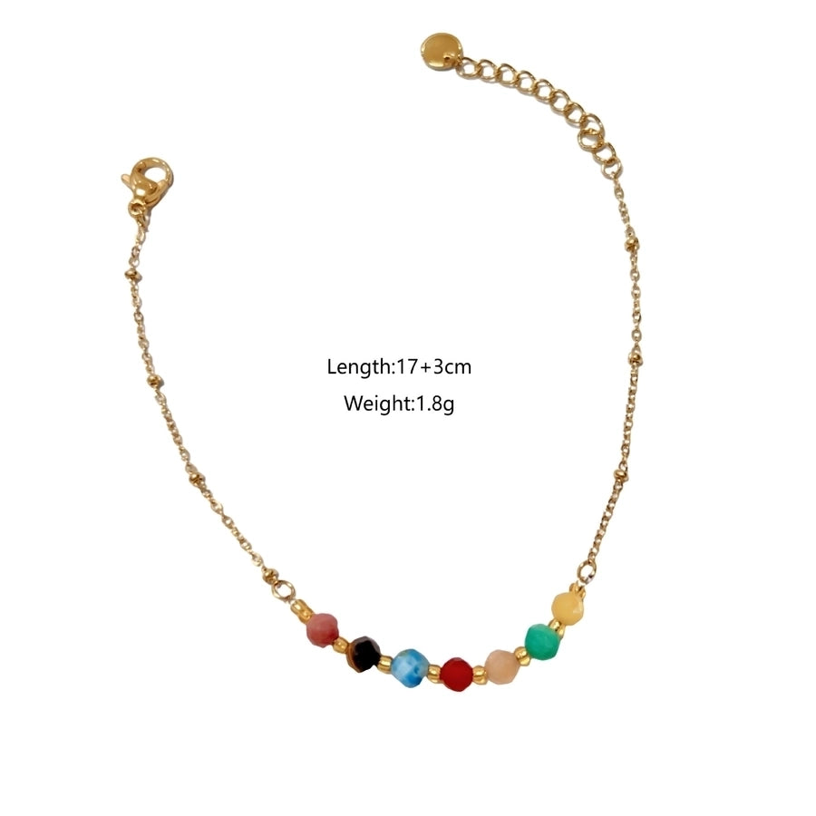 Modern Style Classic Style Love Starfish Heart Shape 304 Stainless Steel natural stone Bracelets In Bulk