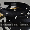 black velvet headband pearls headband retro korean headdress