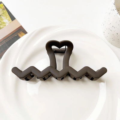 Women's Simple Style Waves Arylic Hair Claws