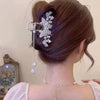 elegant fashion tassel butterfly alloy butterfly artificial gemstones artificial pearls hair clip