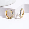1 Pair Casual Elegant Geometric Plating Copper Zircon Earrings