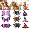 Girl'S IG Style Cool Style Pumpkin Spider Bow Knot Cloth Sequins Hair Clip