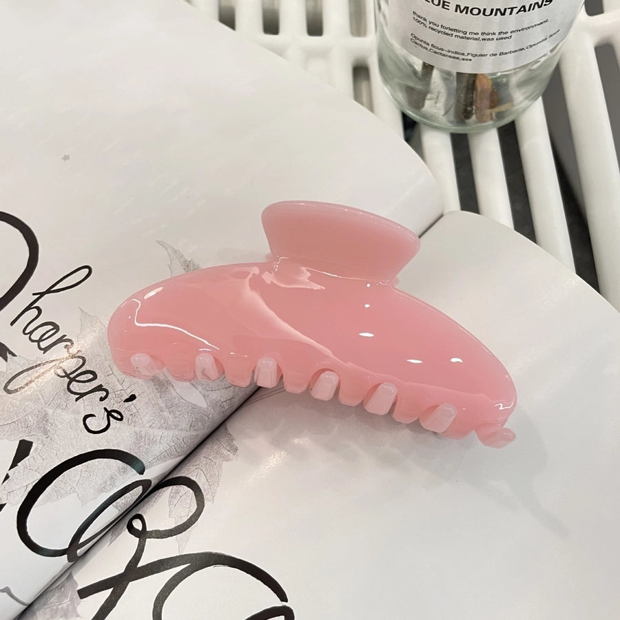 Women's Basic Simple Style Solid Color Acetic acid sheets Hair Claws