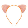 cute cat ears cloth sequins hair band 1 piece