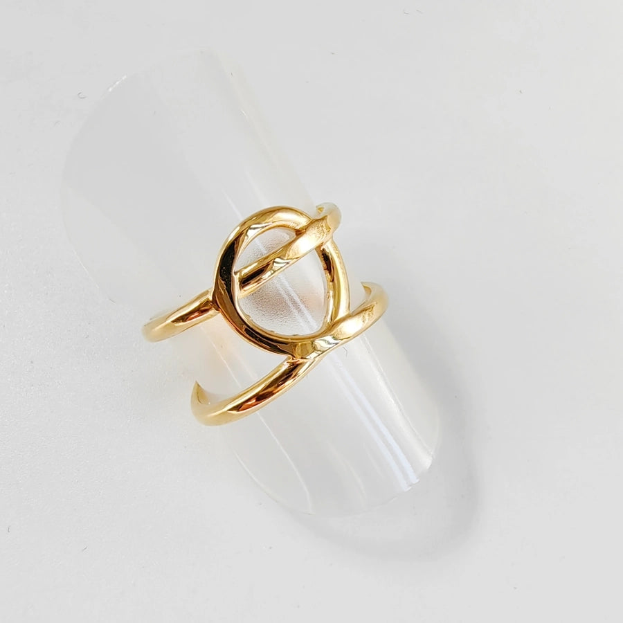 Jewelry Vintage Style Simple Style Wings Fish 304 Stainless Steel Plating Open Rings