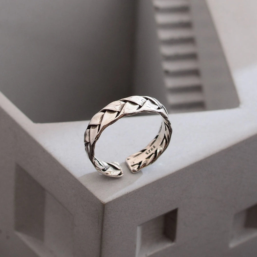 Copper Twist Open Rings