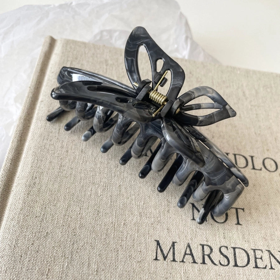 Women's Sweet Cool Style Butterfly Metal Plating Hair Claws