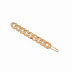 simple style solid color zinc alloy plating hair clip