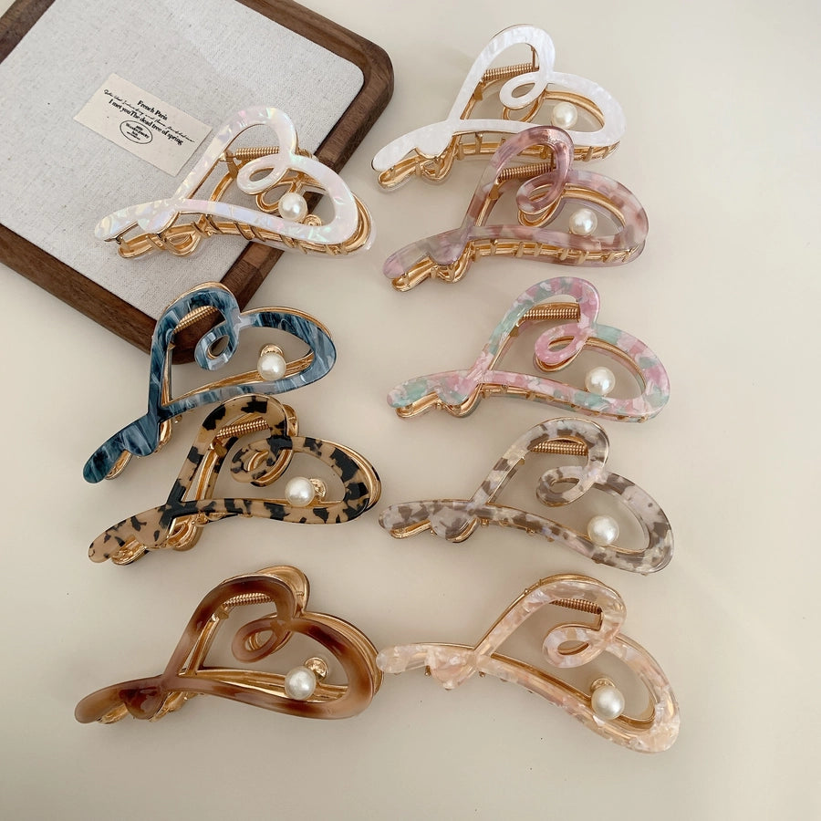 Women's Casual Simple Style Streetwear Geometric Alloy Acetic acid sheets Hair Claws