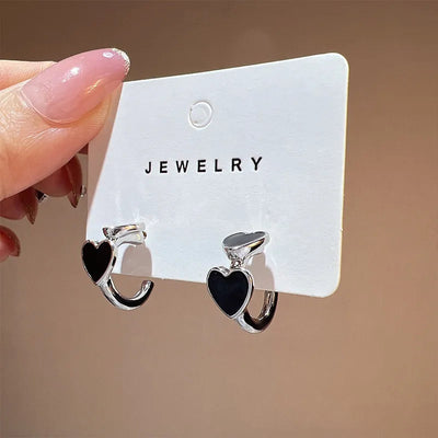 1 pair fashion geometric plating alloy ear studs